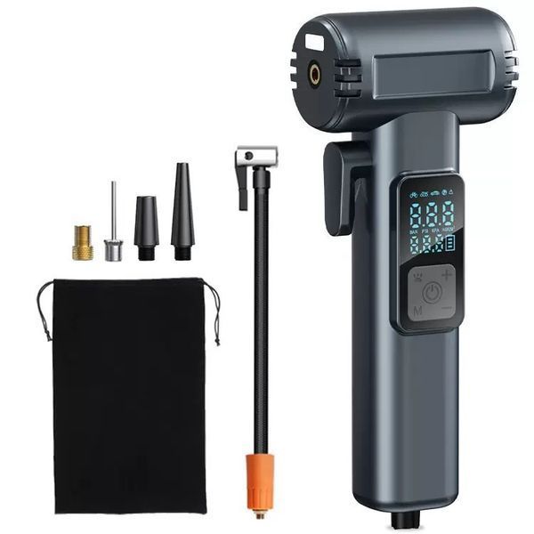 Автомобільний компресор 150PSI 12V, що перезаряджається, з Powerbank SW-201B 104921 фото
