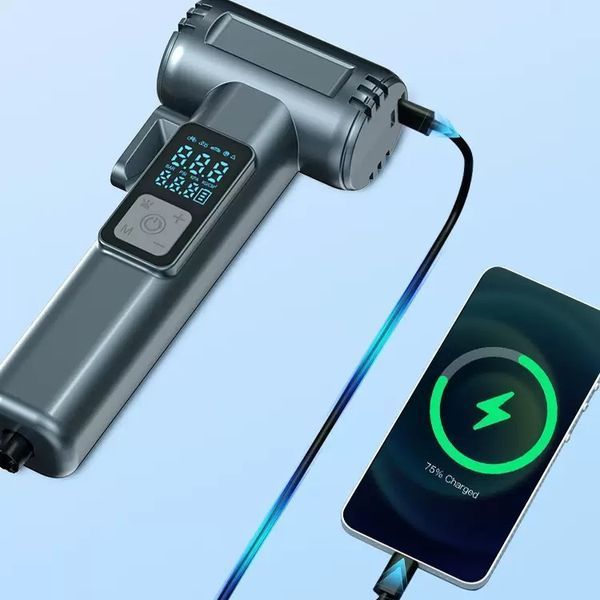 Автомобільний компресор 150PSI 12V, що перезаряджається, з Powerbank SW-201B 104921 фото