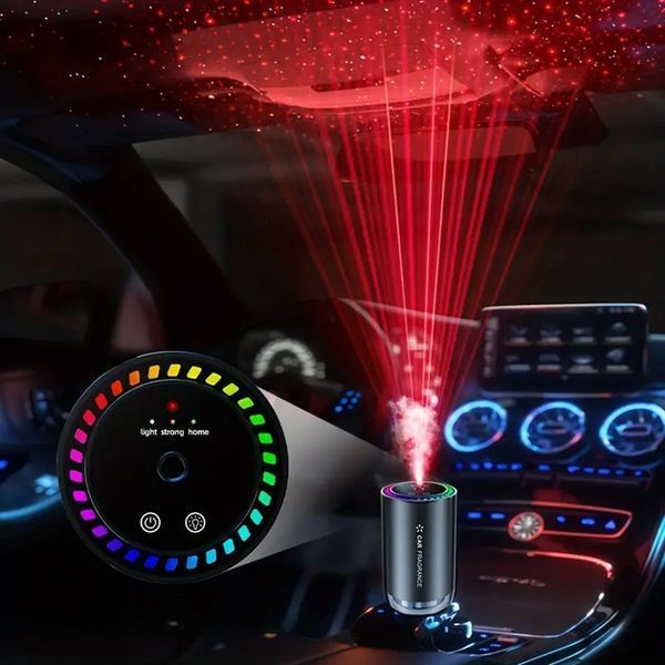 Розумний автомобільний ароматизатор з проекцією Aroma 300mAh, 50 мл 104927 фото