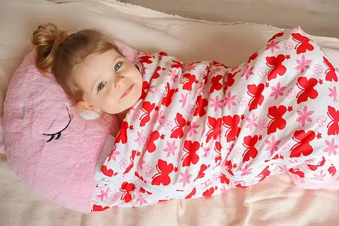 білий єдиноріг Дитячий спальний мішок на блискавці 3 в 1 іграшка подушка спальник та вбудована подушка 102142 фото