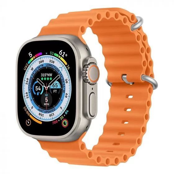Смарт годинник ULTRA 1-1 Smart Watch 49mm чорний 105184 фото