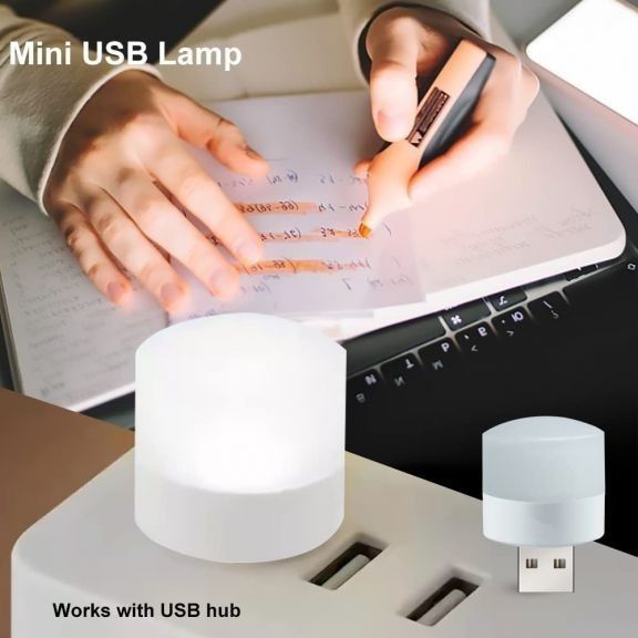 Портативний світильник-нічник LED від USB 13692 фото