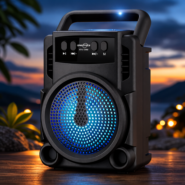 Бездротова портативна колонка GTS-1360 Dual 3" 106445 фото