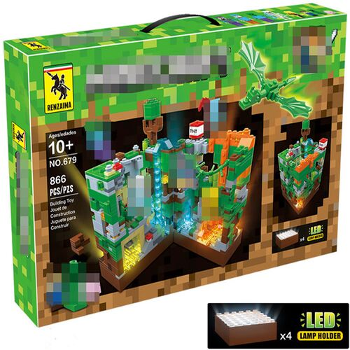 Конструктор Лего Minecraft Битва в джунглях, 866 деталей, 679, для дітей 15224 фото