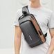 Нагрудна сумка Backpac XL-1514100 чорно-сіра маленька &bull; Сумка через плече з протикрадіжним кодовим замком для міста, поїздок і документів 18337 фото 4