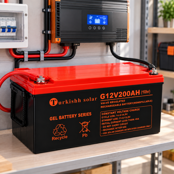 Гелевий акумулятор BATTERY GEL Turkishh Solar 12V 200 Ah 110210 фото